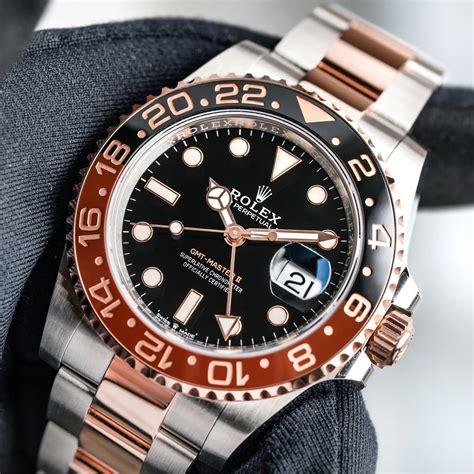 rolex rose gold root beer|rolex gmt master 2 2022.